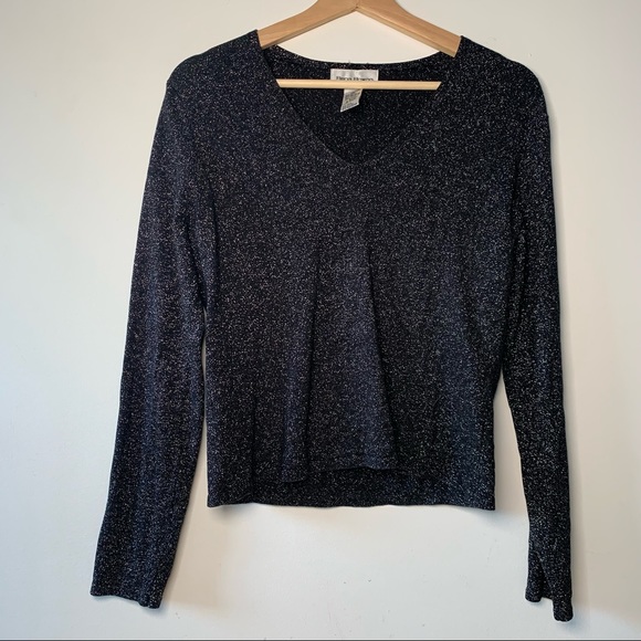 Rena Rowan Silk & Metallic Sparkle Top - Picture 2 of 10